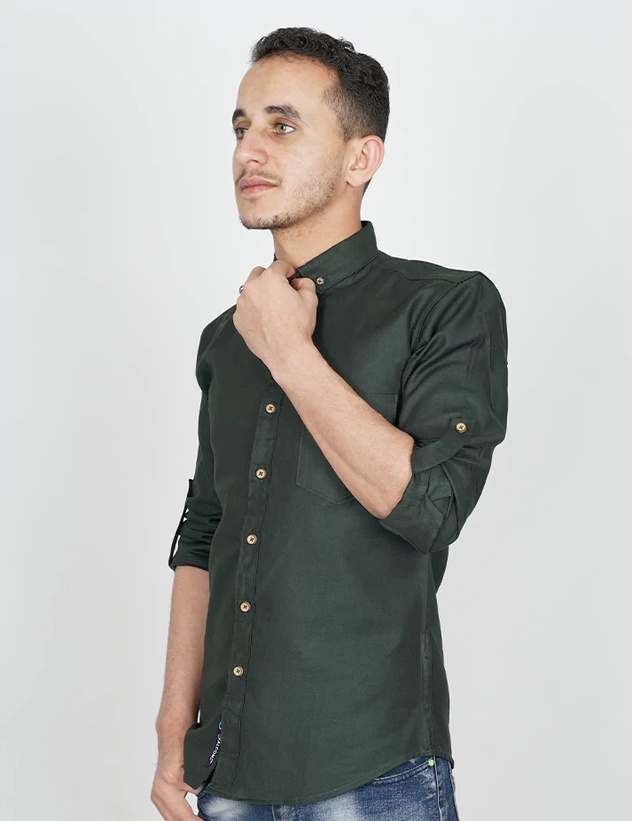 شميز رجالي سادة كم طويل